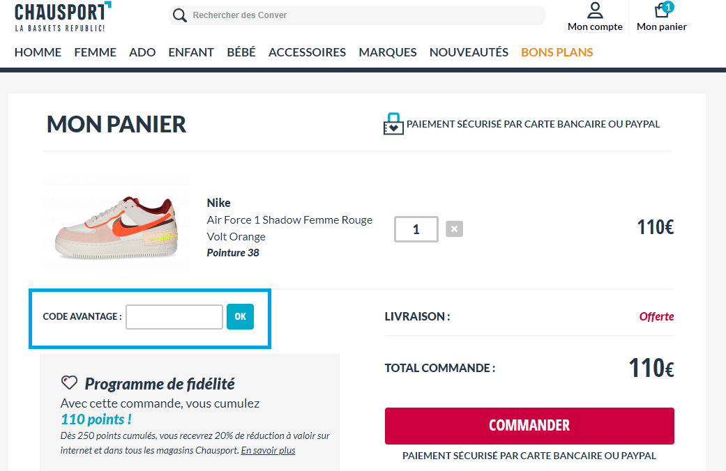 Comment utiliser un code promo Chausport valide ?