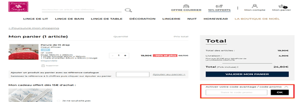 Comment utiliser un code promo Françoise Saget valide ?