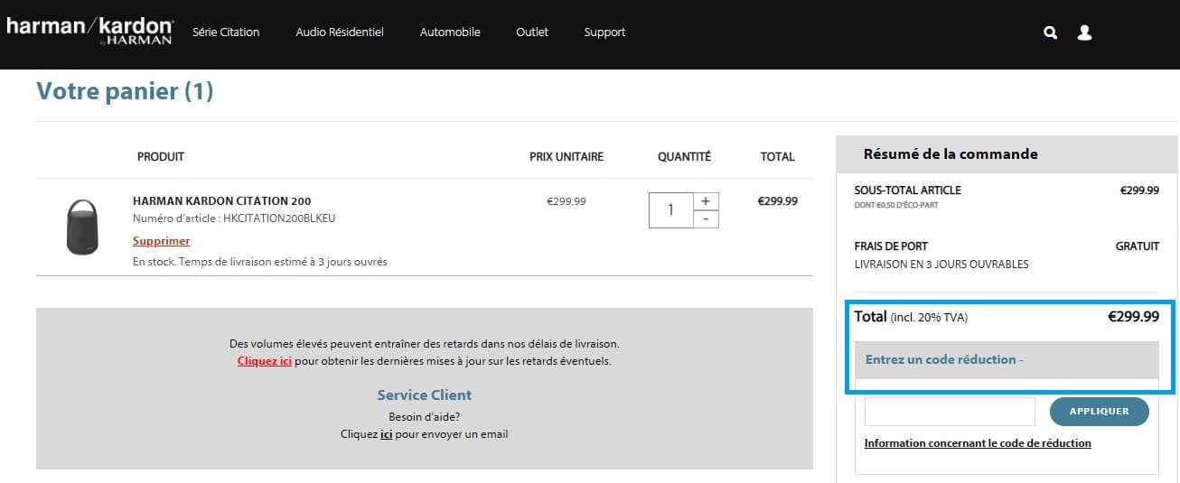 Comment profiter d’un code promo Harman Kardon valide ?