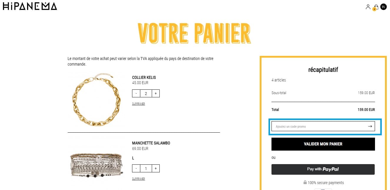 Comment profiter d’un code promo Hipanema valide ?