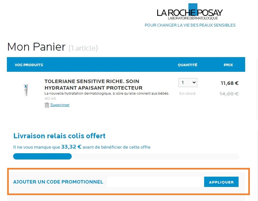 Comment profiter d’un code promo La Roche Posay valide ?