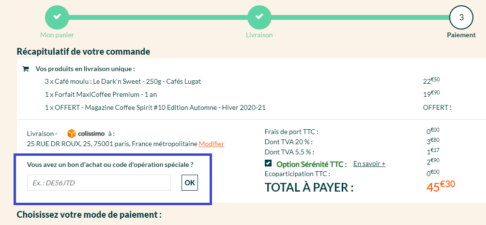 Comment utiliser un code promo Maxicoffee valide ?