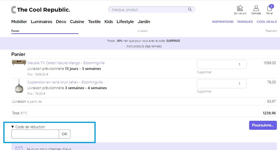 Comment profiter d’un code promo The Cool Republic valide ?