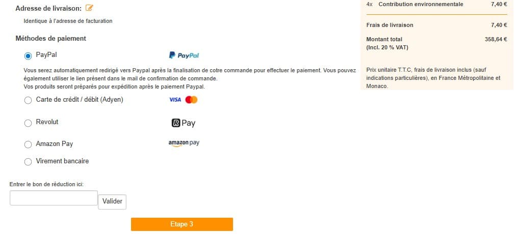 Code promo Tirendo