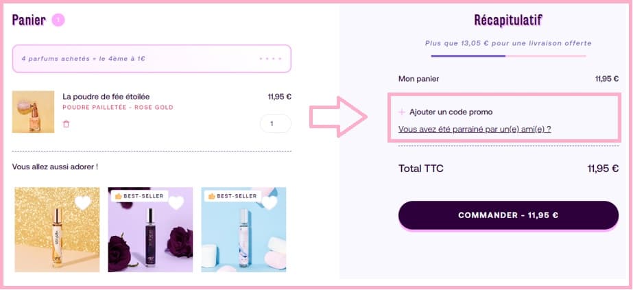 Où mettre mon code promo Adopt valide ?