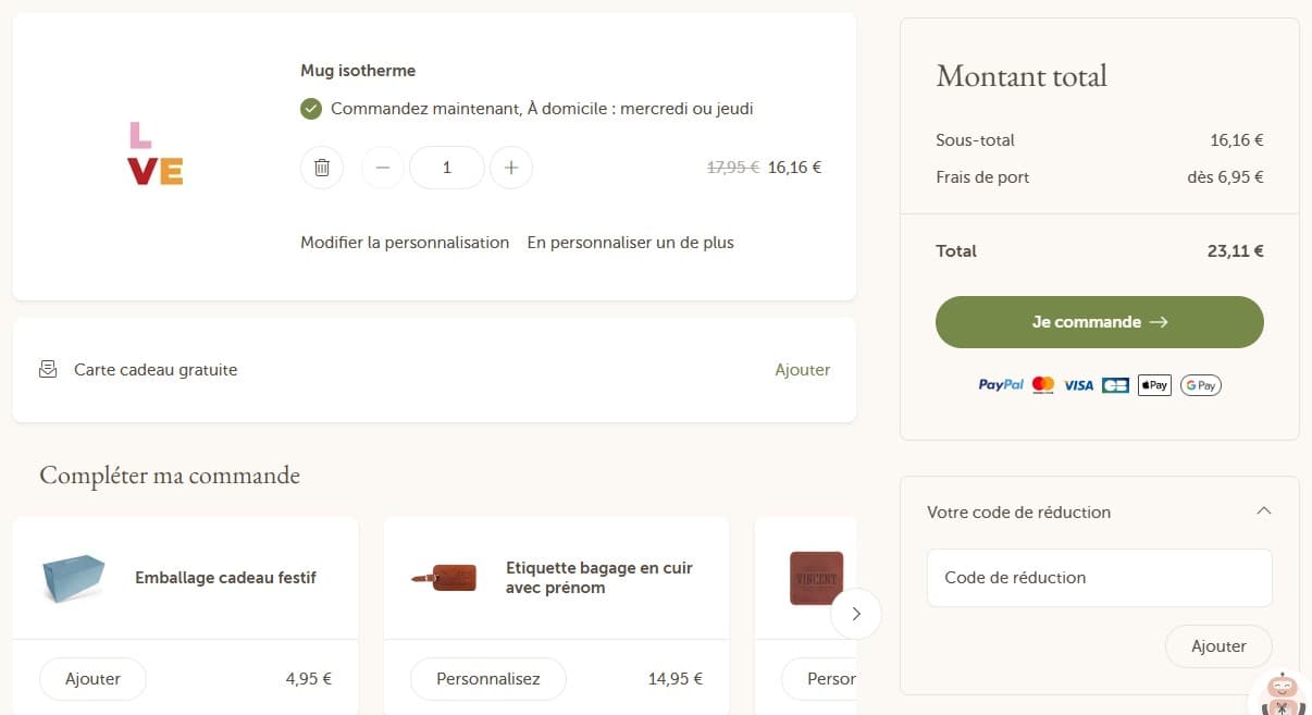 Code promo YourSurprise