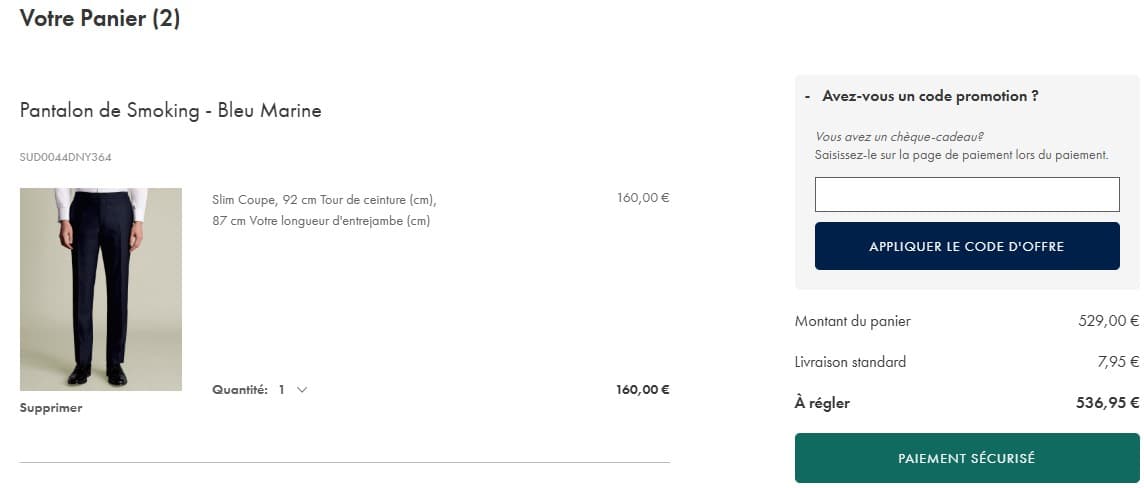 Code promo Charles Tyrwhitt