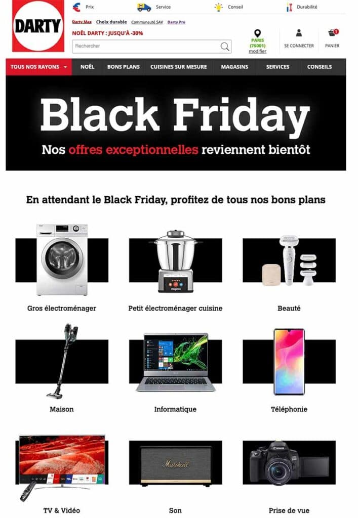 Black Friday Darty 2023 Toutes les réductions et bons plans