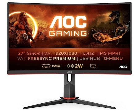 Acer Nitro KG272Sbmiipfx Écran PC Gaming 27 Full HD IPS 144 Hz (165 Hz  Overclock), 1920x1080, 21:9, AMD FreeSync, 0.5ms (G2G Min), 250 Nits