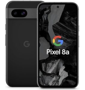 Google Pixel 8a – Smartphone Android débloqué avec module Photo Pixel avancé, Une journée complète d'autonomie et Une sécurité Robuste – Noir Volcanique, 128GB