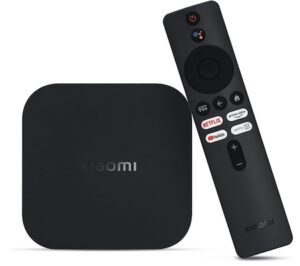 Mi TV Box S 2nd Gen,Mi Box S 2nd Reproductrice Streaming en 4K Ultra HD avec Chromecast,Bluetooth 5.2,Double Wi-FI,2GB RAM+8GB ROM,Mi Box 2ème Génération,Android TV Box avec IR télécommande