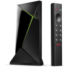 Lecteur Multimédia et de Streaming NVIDIA SHIELD Android TV Pro ; Films 4K HDR, Sports en Direct, Dolby Vision-Atmos, Upscaling Amélioré par l'IA, Jeux dans le Cloud GeForce NOW