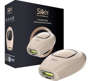 Silk'n Appareil d'épilation I Infinity Fast | Épilateur Lumière Pulsée avec technologie eHPL I Adapté à toutes les couleurs de peau I Ultrarapide, 600k Flashs, IPL I Beige