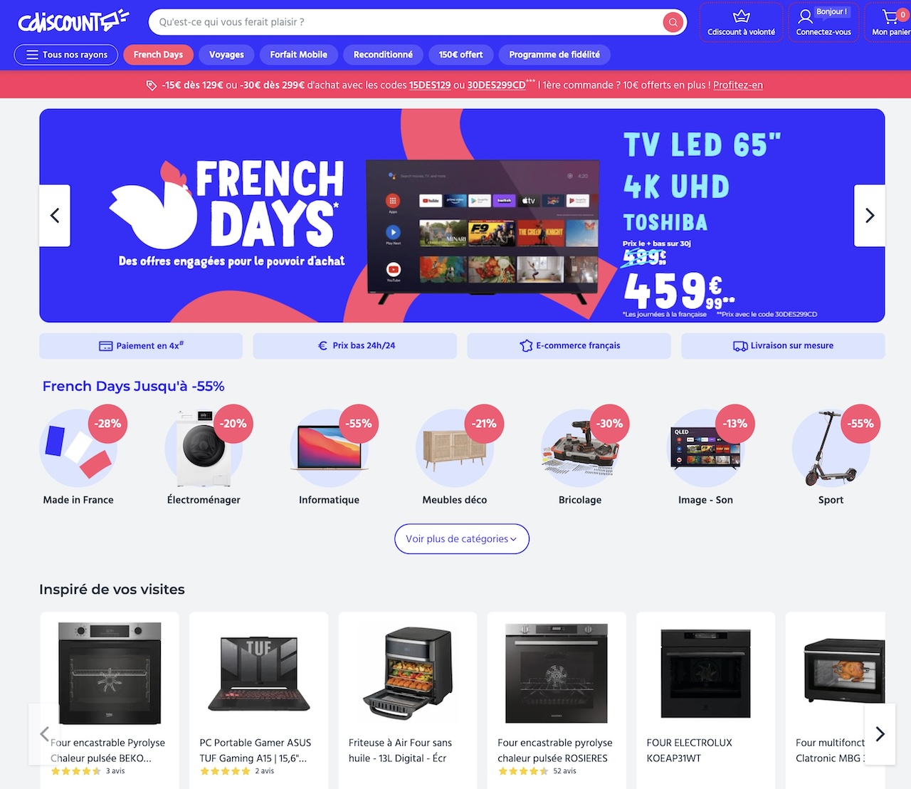 Code promo Cdiscount French Days