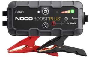 NOCO Boost Plus GB40 1000A 12V Booster Batterie Voiture Lithium UltraSafe, Chargeur Batterie Portable USB et Câbles de Démarrage pour Moteurs à Essence Jusqu'à 6,0L et Moteurs Diesel Jusqu'à 3,0L