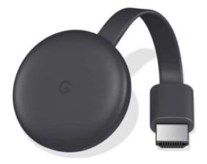 Google Chromecast : Boitier Multimedia pour Streaming Wireless téléviseur, téléphone, ordinateur, Charbon